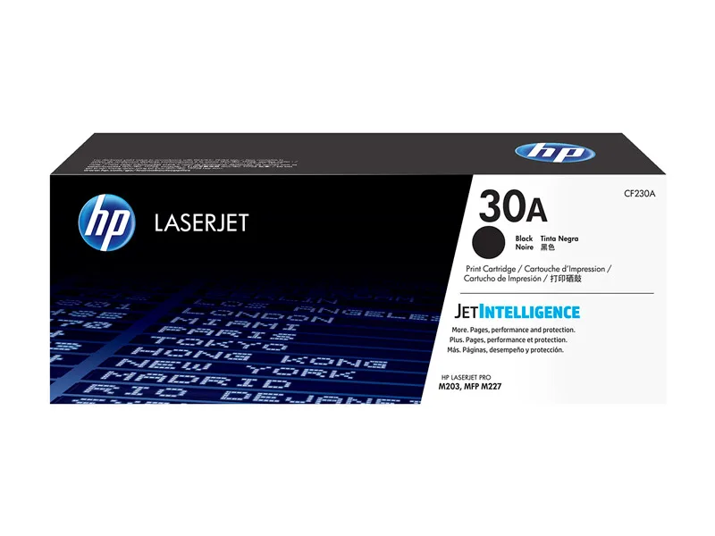 Toner HP 30A CF230A Negro M203DW M227FDW 1600 pag