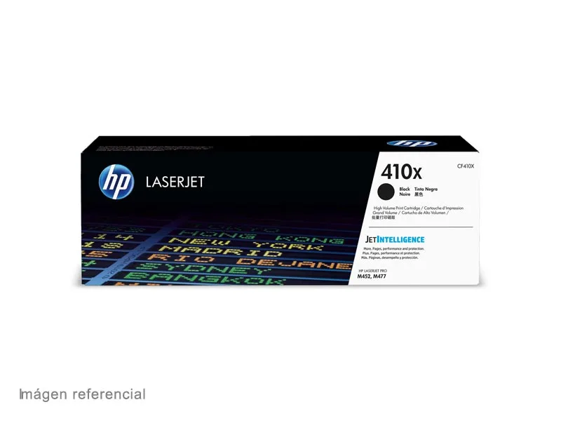 Toner HP 410X CF410X Negro M477fdw 6500 pag