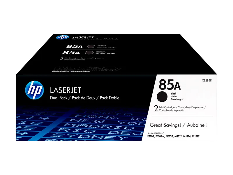 Toner HP 85A CE285AD Negro P1102 M1132 M1212 1600 pag
