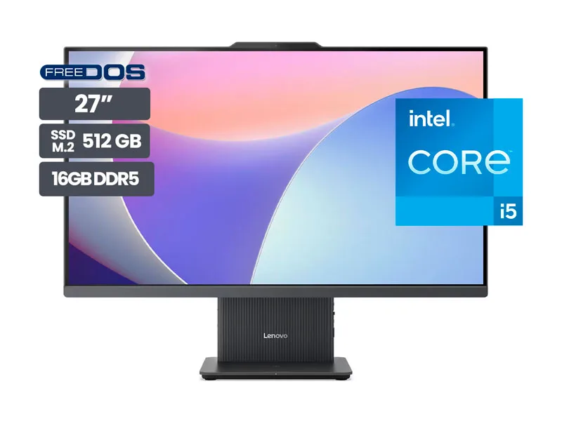 All In One Lenovo AIO IdeaCentre 27IRH9 27" FHD Intel Core i5-13420H 16GB  SSD512GB No Incluye Wind.