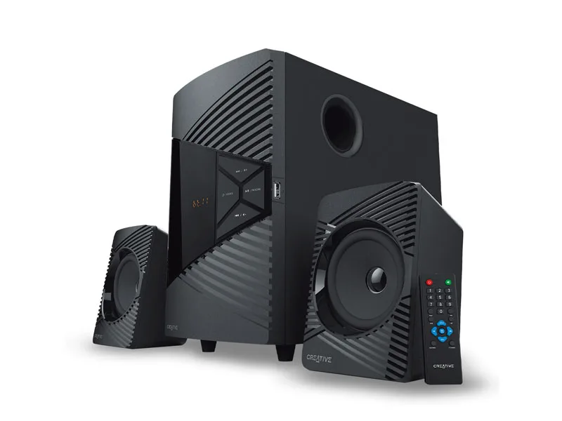 Parlante Creative SBS E2500 2.1 60watts USB, 3.5 mm  Black